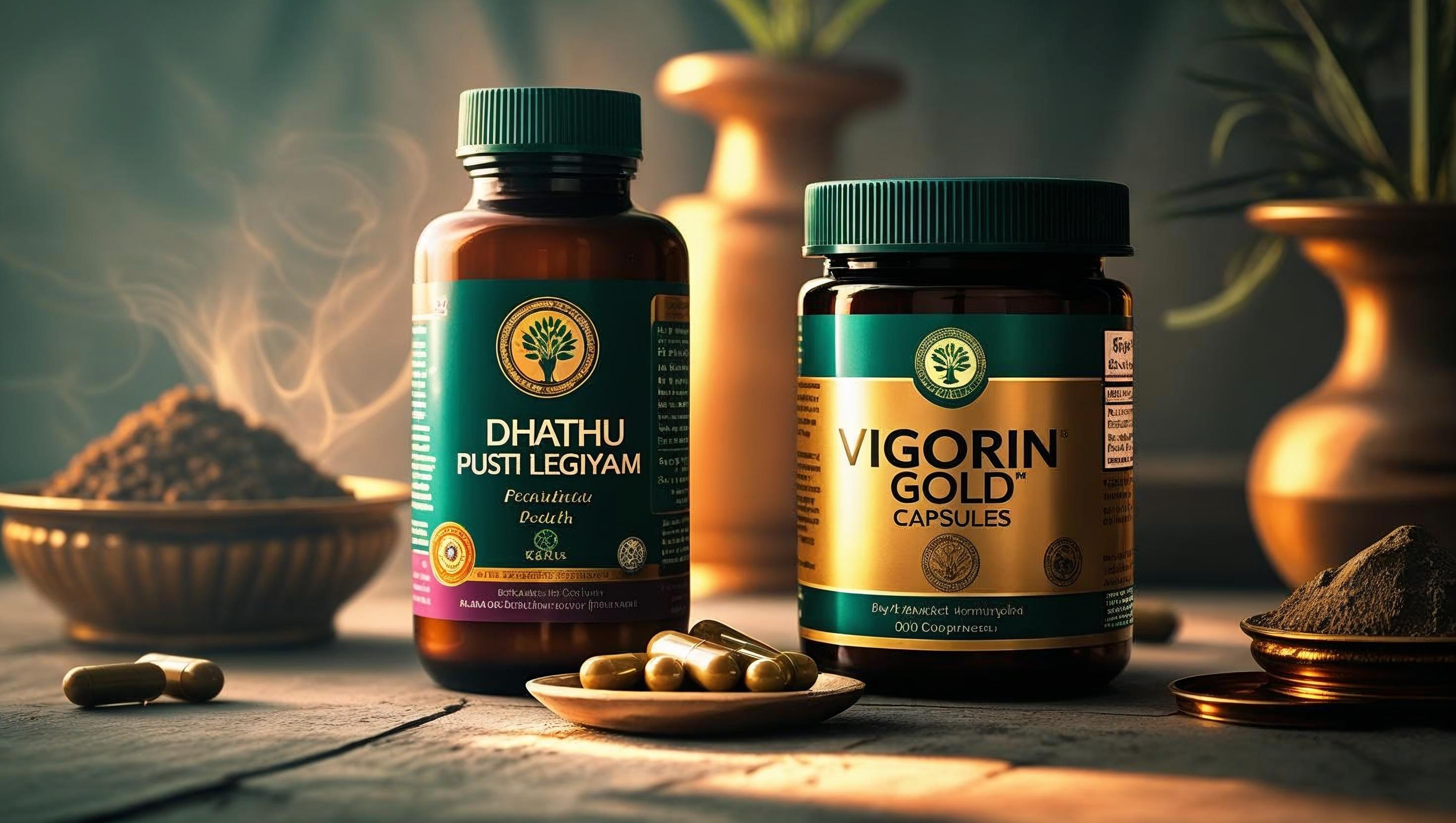 தாது புஷ்டி லேகியம் மற்றும் விகோரின் கோல்ட் கேப்ஸ்யூல்ஸின் ஒருங்கிணைந் ...