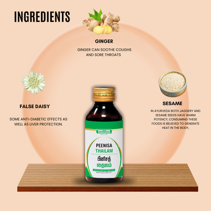 Peenisa Thailam -(nasal drops) MediSiddh