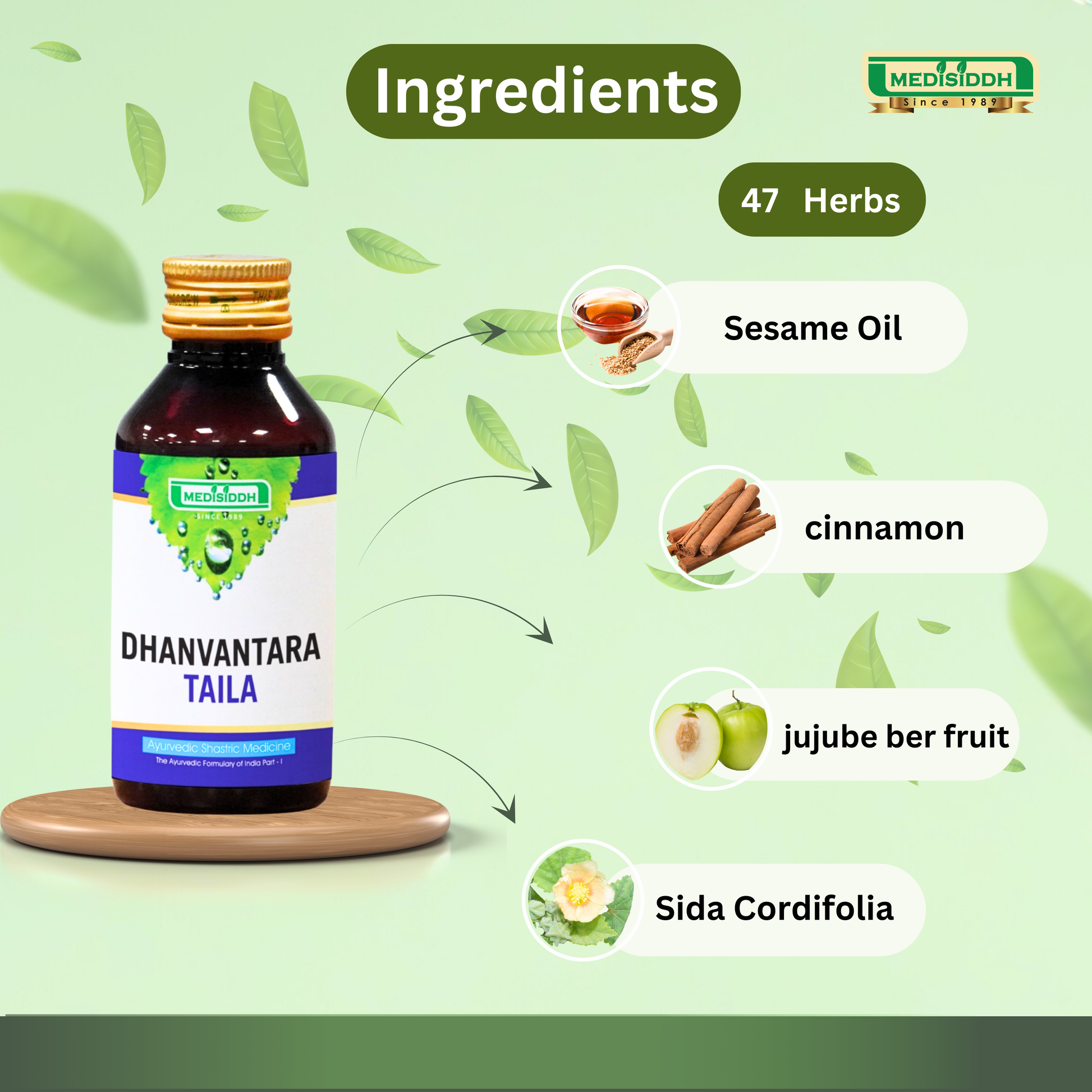Dhanvantara Taila - (dhanwantharam thailam) MediSiddh