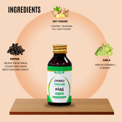 Chukku Thailam / Dried Ginger Taila MediSiddh