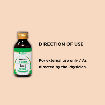 Peenisa Thailam -(nasal drops) MediSiddh