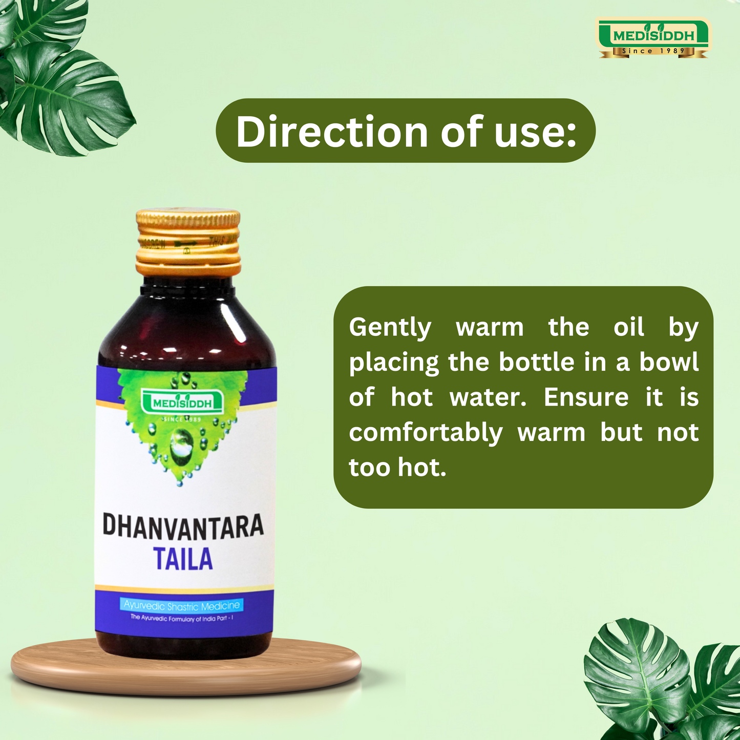Dhanvantara Taila - (dhanwantharam thailam) MediSiddh