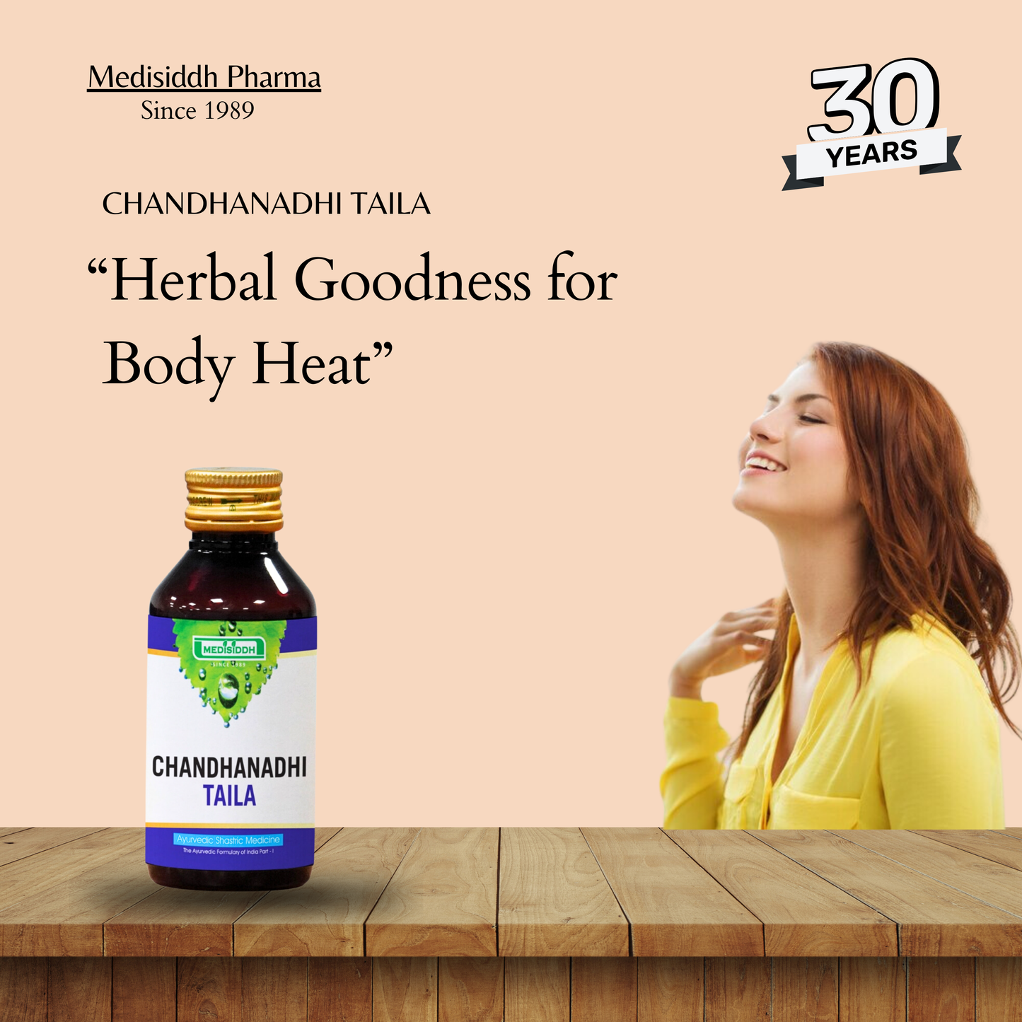 Chandanathi Thailam - (sandalwood oil) MediSiddh