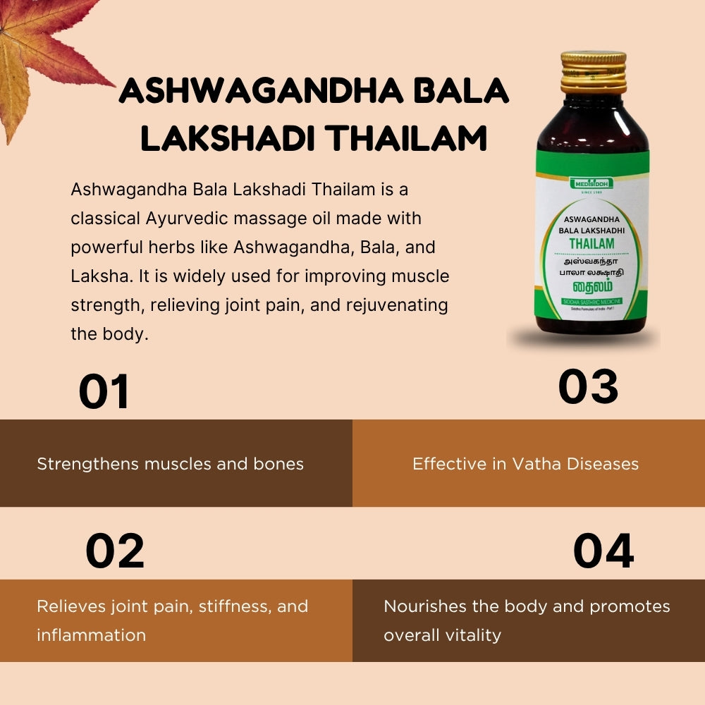 Ashwagandha Bala Lakshadi Thailam