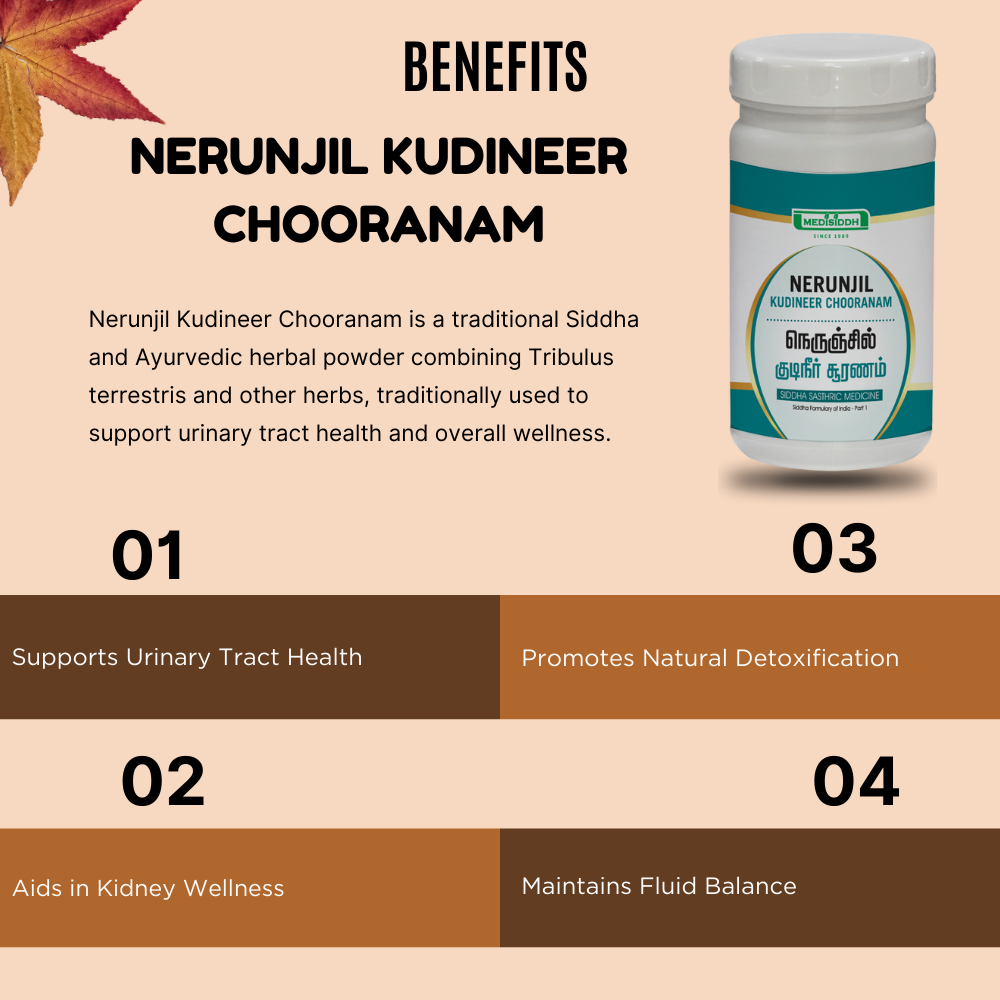 Nerunjil kudineer chooranam / Tribulus terrestris AllHerbs.com