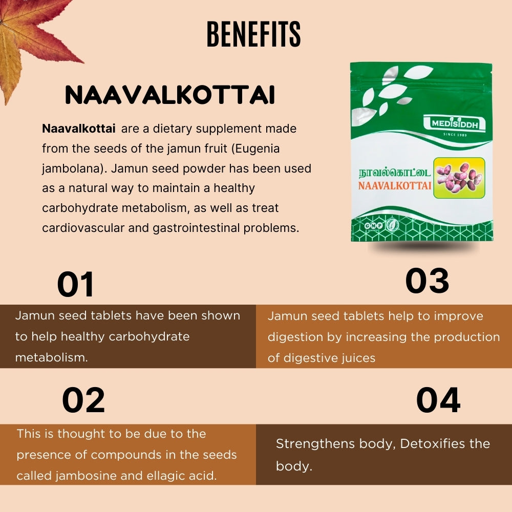 Naavalkottai Chooranam / Jamun seed Powder MediSiddh