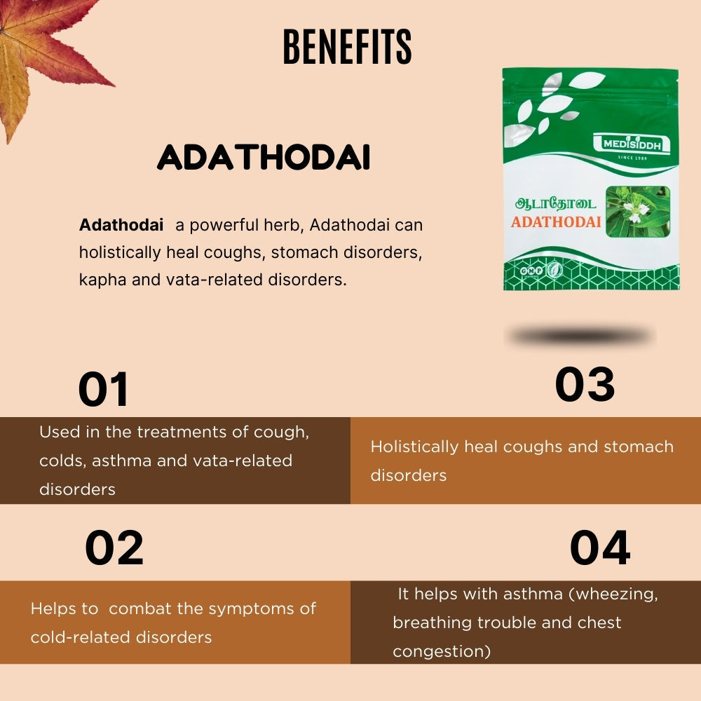 Adathodai Chooranam -( justicia adhatoda ) MediSiddh