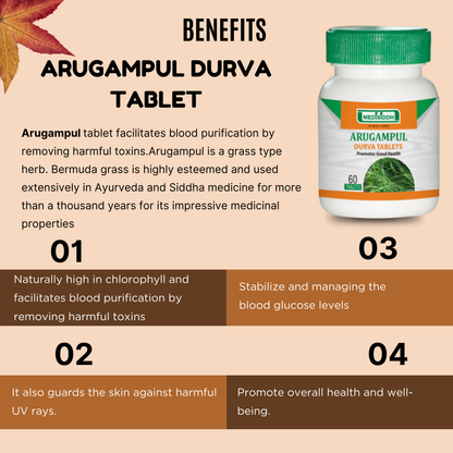 Arugampul Tablet /Durva tablet MediSiddh