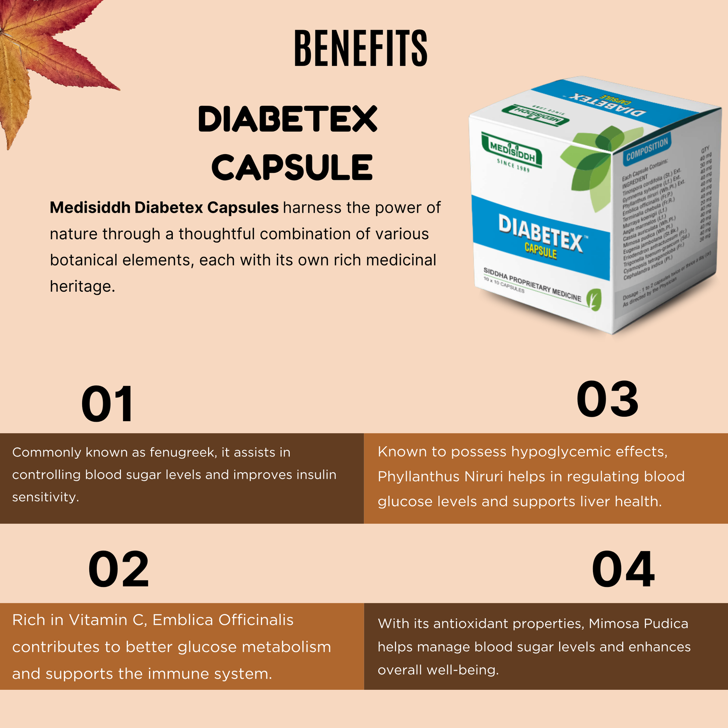 Diabetex Capsule MediSiddh