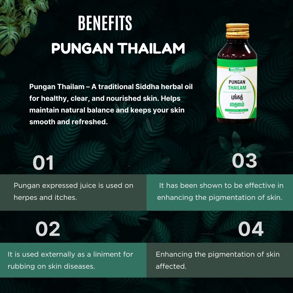 Pungan Thailam - (Karanj) MediSiddh