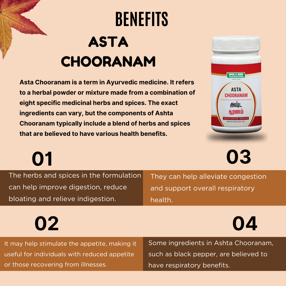 Asta Chooranam - ashta MediSiddh