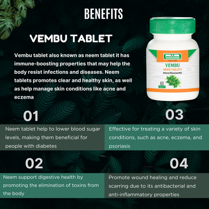 Vembu Tablet / vepa tree- (neem tree) Medisiddh