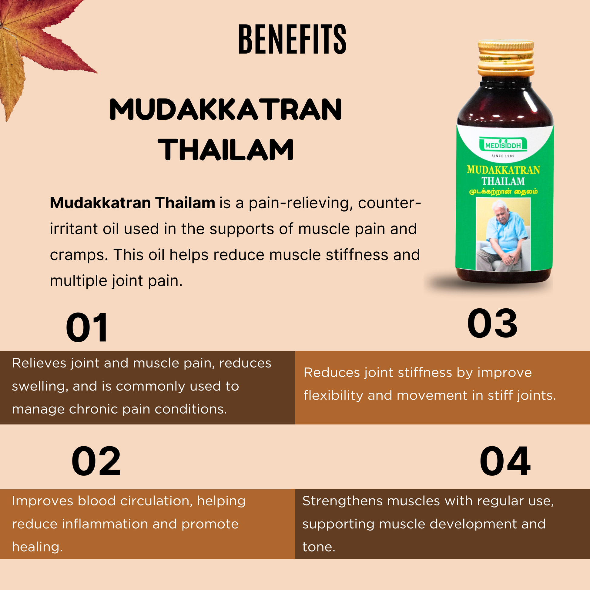 Mudakathan thailam / mudakathan oil MediSiddh