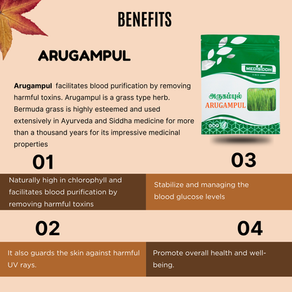 Arugampul chooranam - (Durva Grass ) MediSiddh