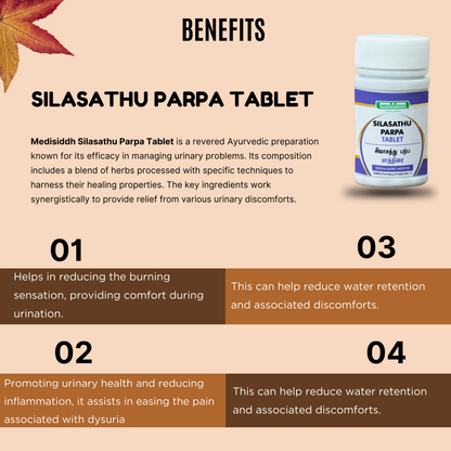 Silasathu parpam tablet / Shilajit Parpam tablet MediSiddh