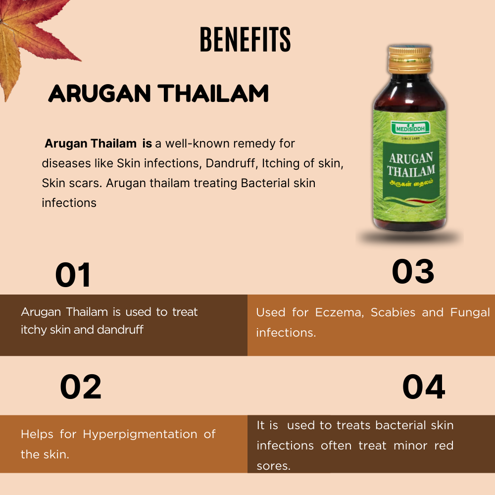 Arugan thailam / (durva grass) MediSiddh