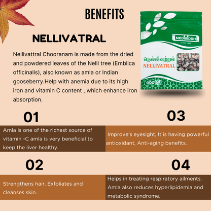 Nellivatral Chooranam / (amla) Indian gooseberry Powder MediSiddh