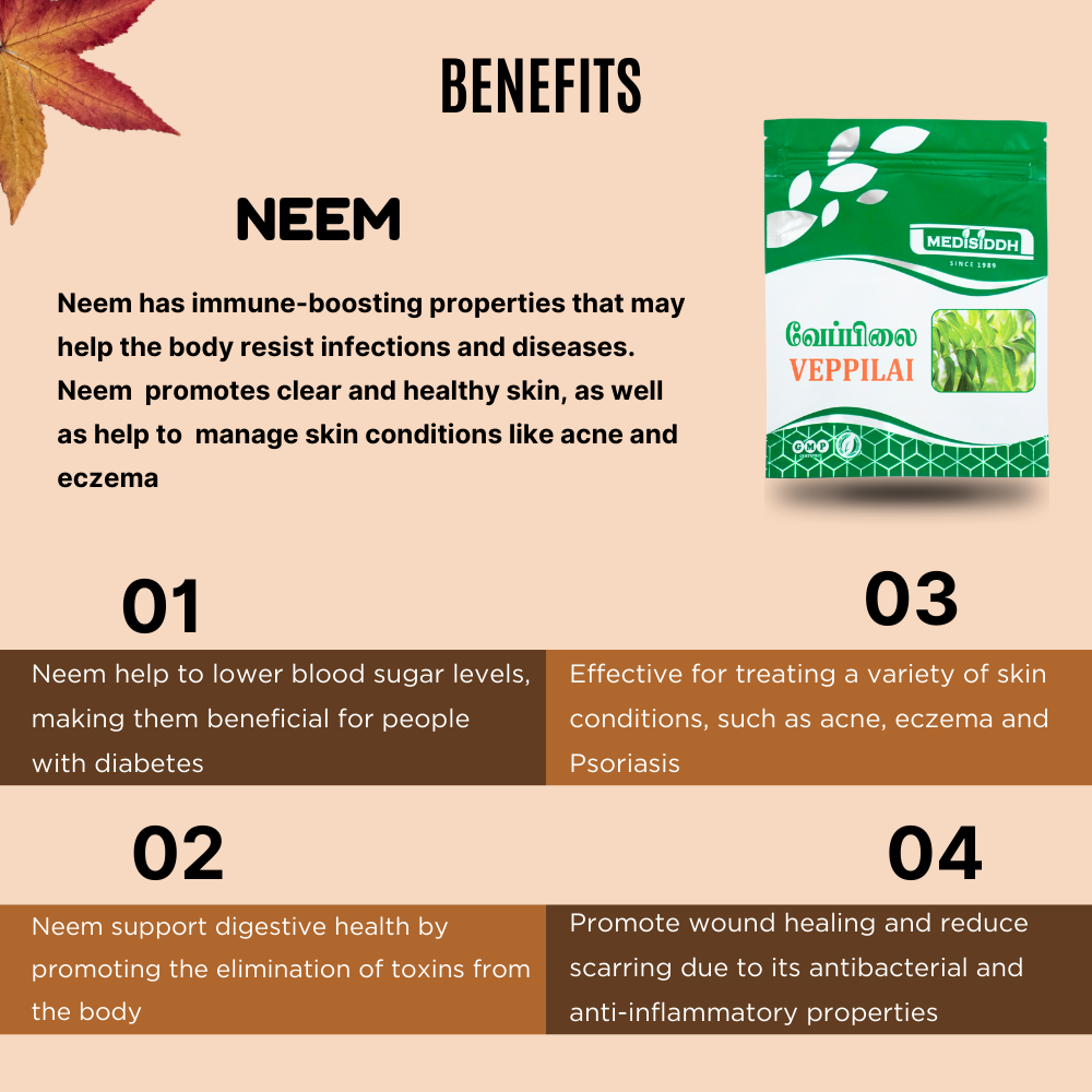 Veppilai Chooranam - Neem Powder (neem leaves powder) MediSiddh