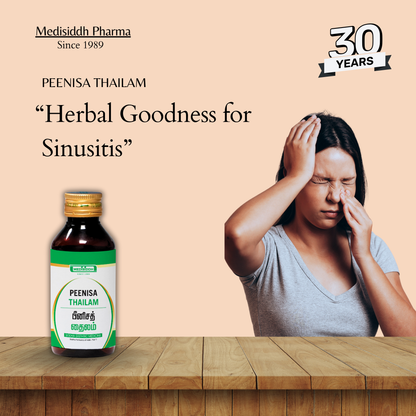 Peenisa Thailam -(nasal drops) MediSiddh
