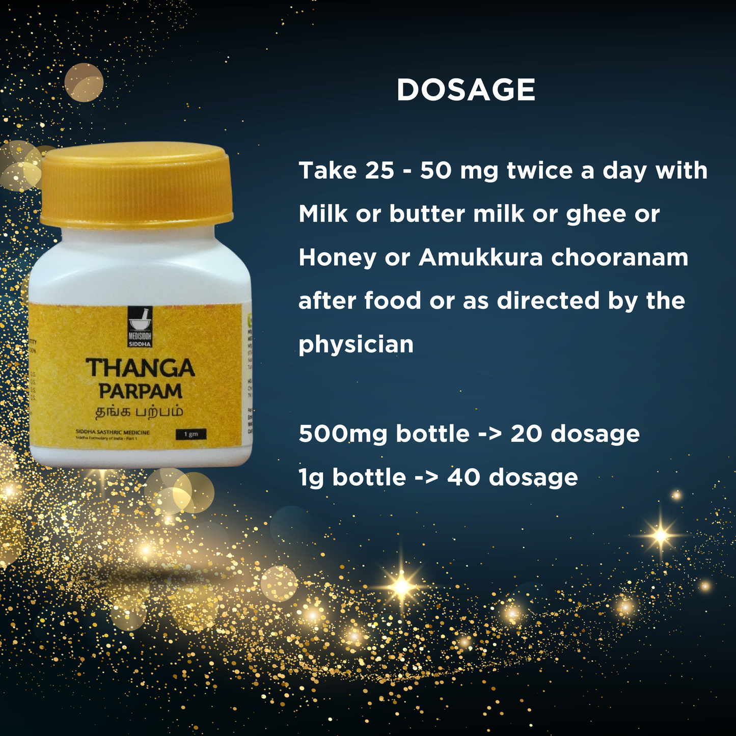 Thanga Parpam / Swarna Bhasma MediSiddh