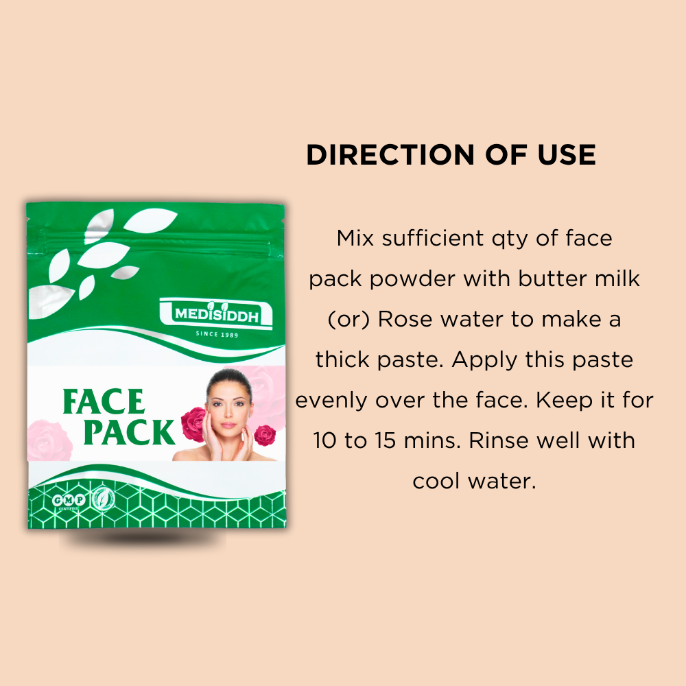 Herbal face pack ( 50g Pack of 2)