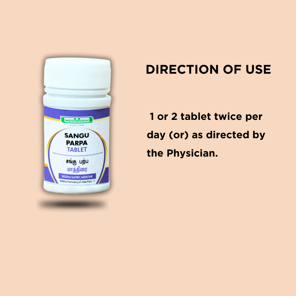 Sangu parpa tablet /conch shell MediSiddh