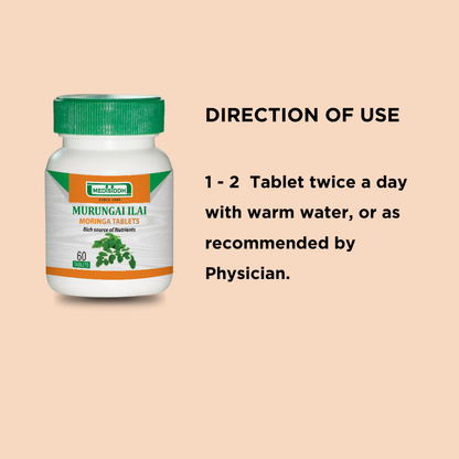 Moringa Tablet / drumstick - (horseradish tree)Tablet MediSiddh