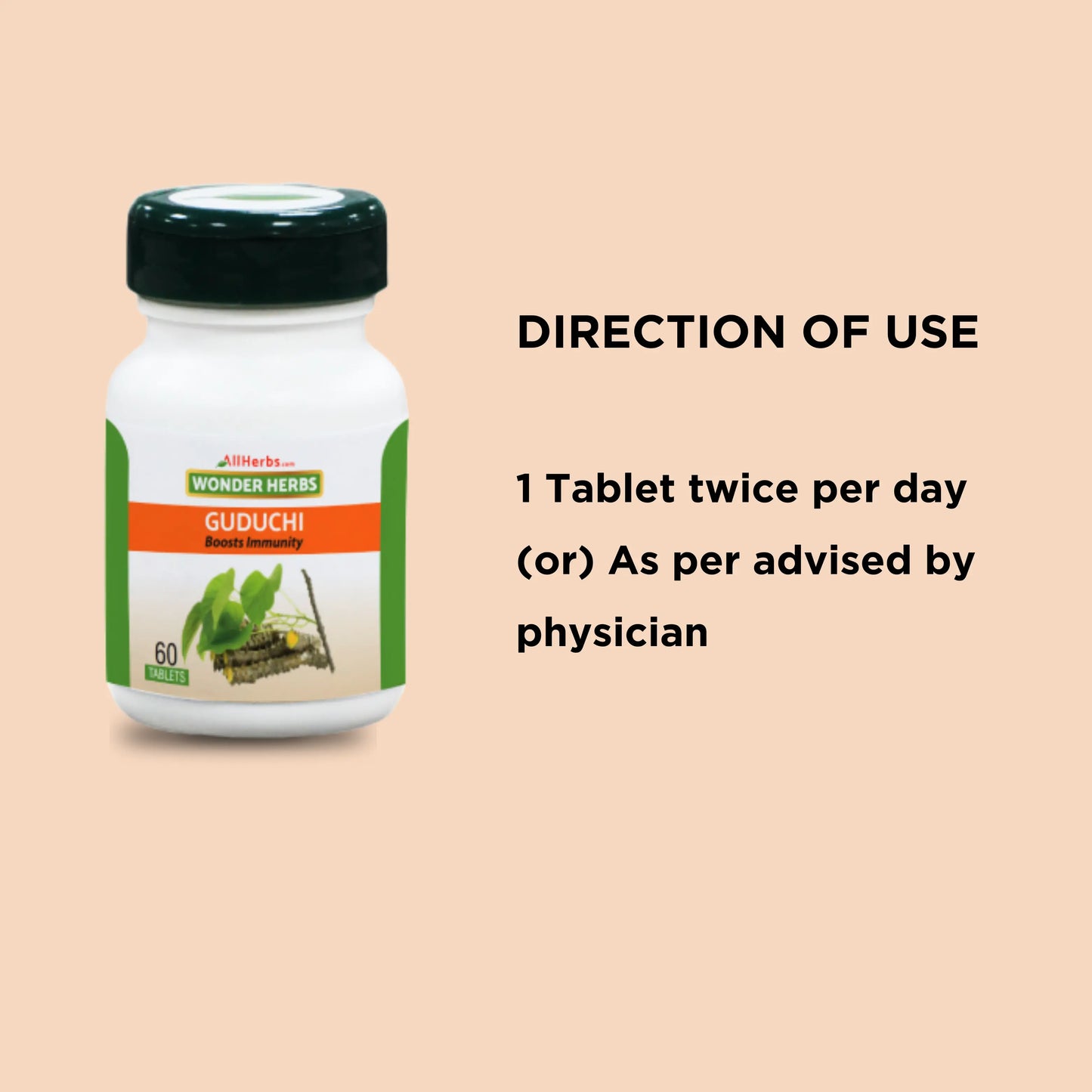 Guduchi Tablet - AH /Tinospora Cordifolia Tablet -(Giloi) MediSiddh