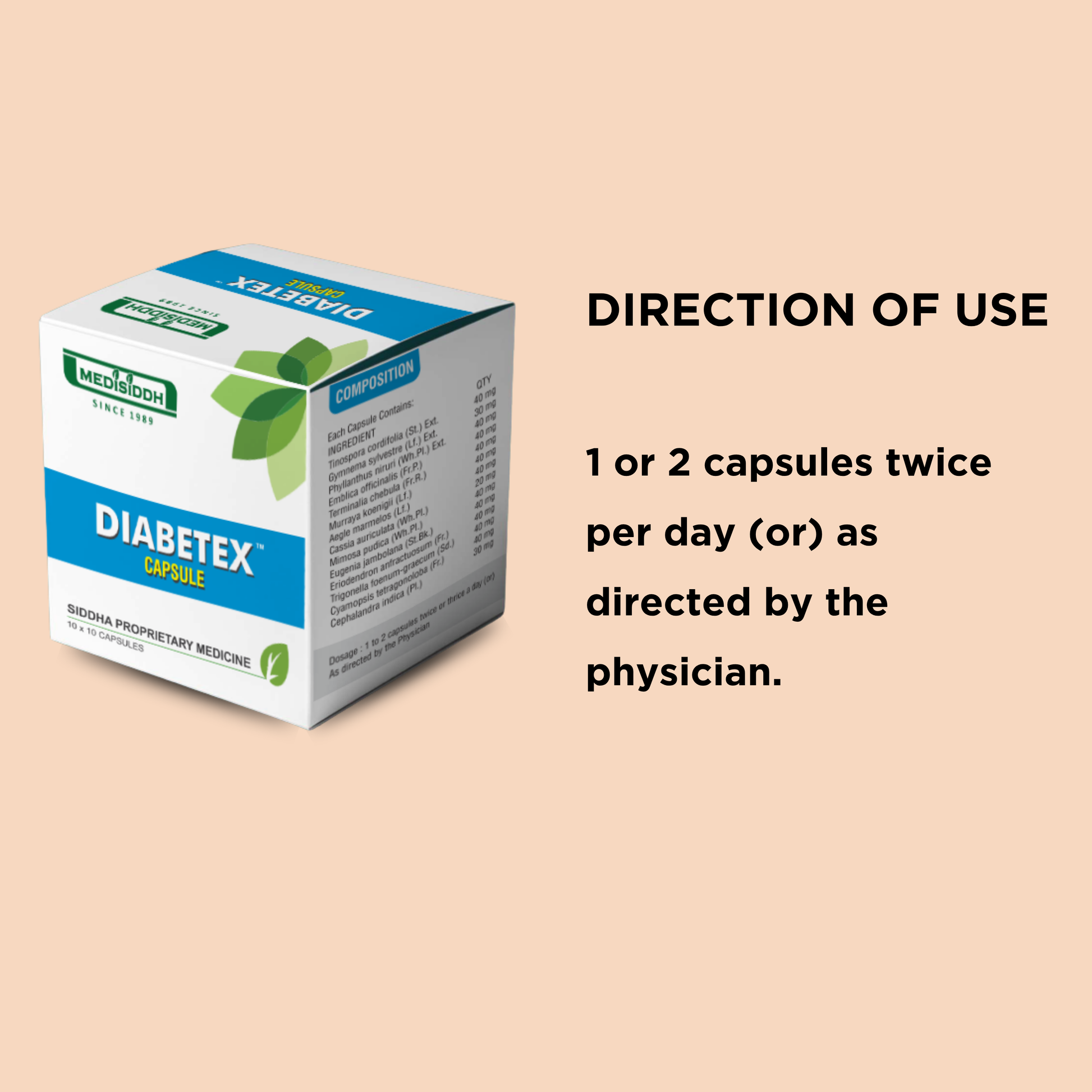 Diabetex Capsule MediSiddh