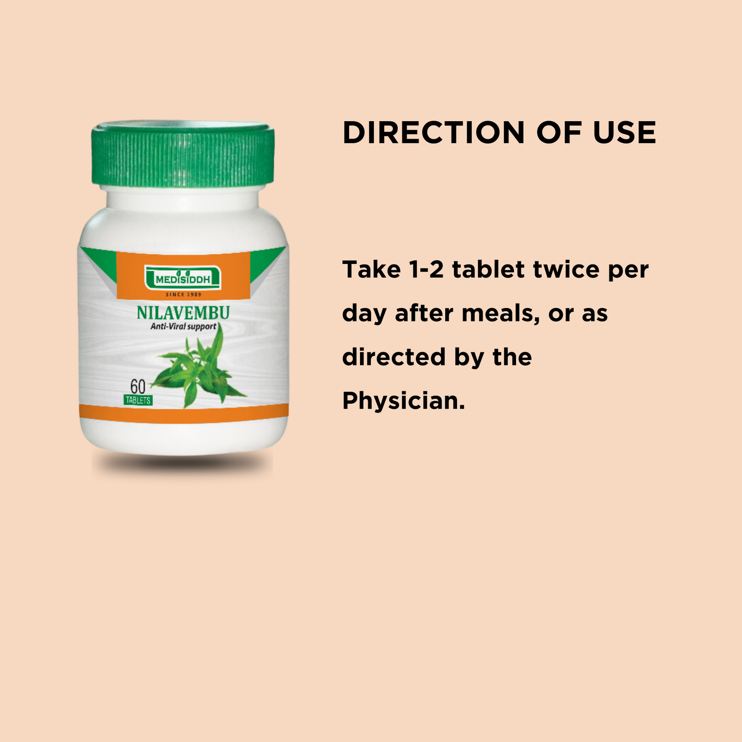 Nilavembu Tablet / andrographis paniculata Tablet MediSiddh