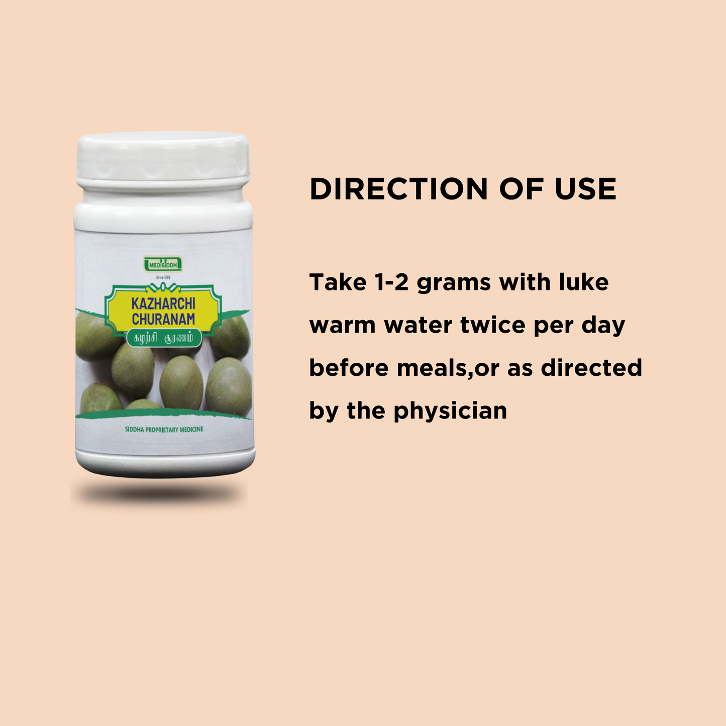 Kazhar﻿chi Chooranam - kalarchi kai AllHerbs.com