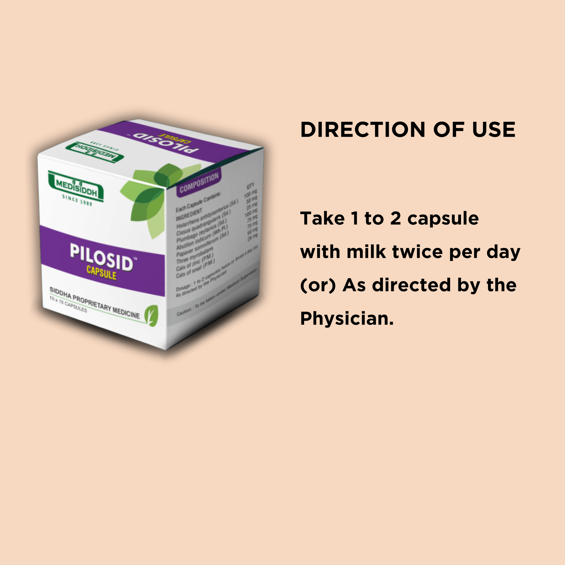 Pilosid capsule MediSiddh