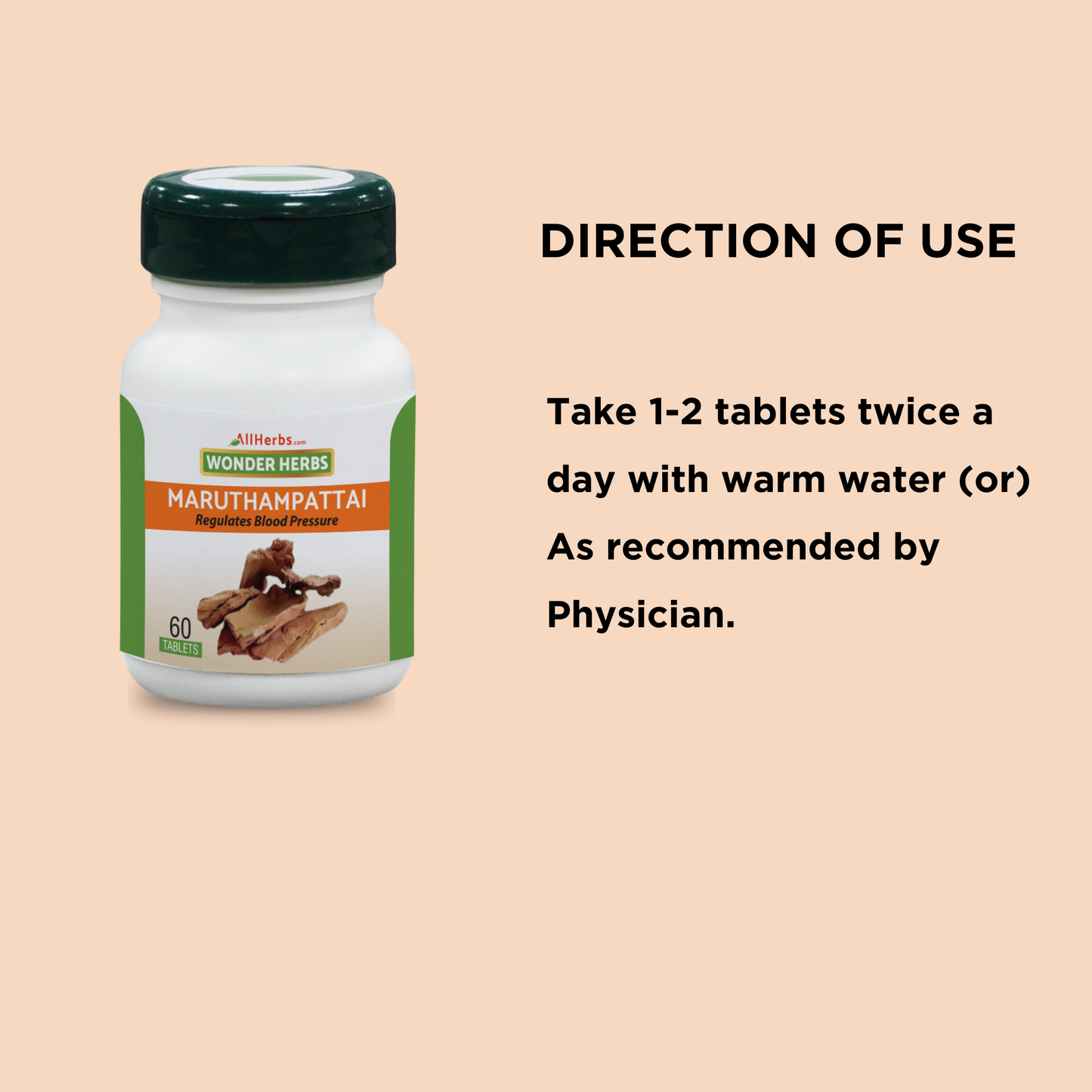 Maruthampattai Tablet - AH / Arjuna Bark -(Arjun) MediSiddh