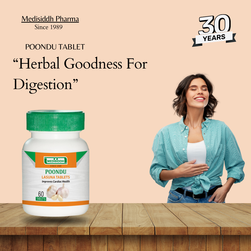 Poondu/Lasuna Tablet / Garlic tablet MediSiddh