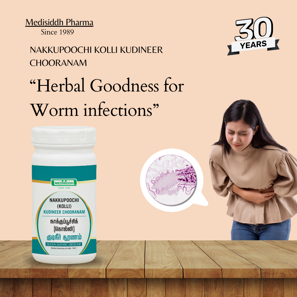 Nakkupuchikolli Kudineer Chooranam  / Deworming Choorana MediSiddh