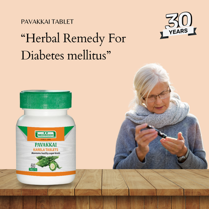 Pavakkai/karela Tablet / bitter gourd karela MediSiddh