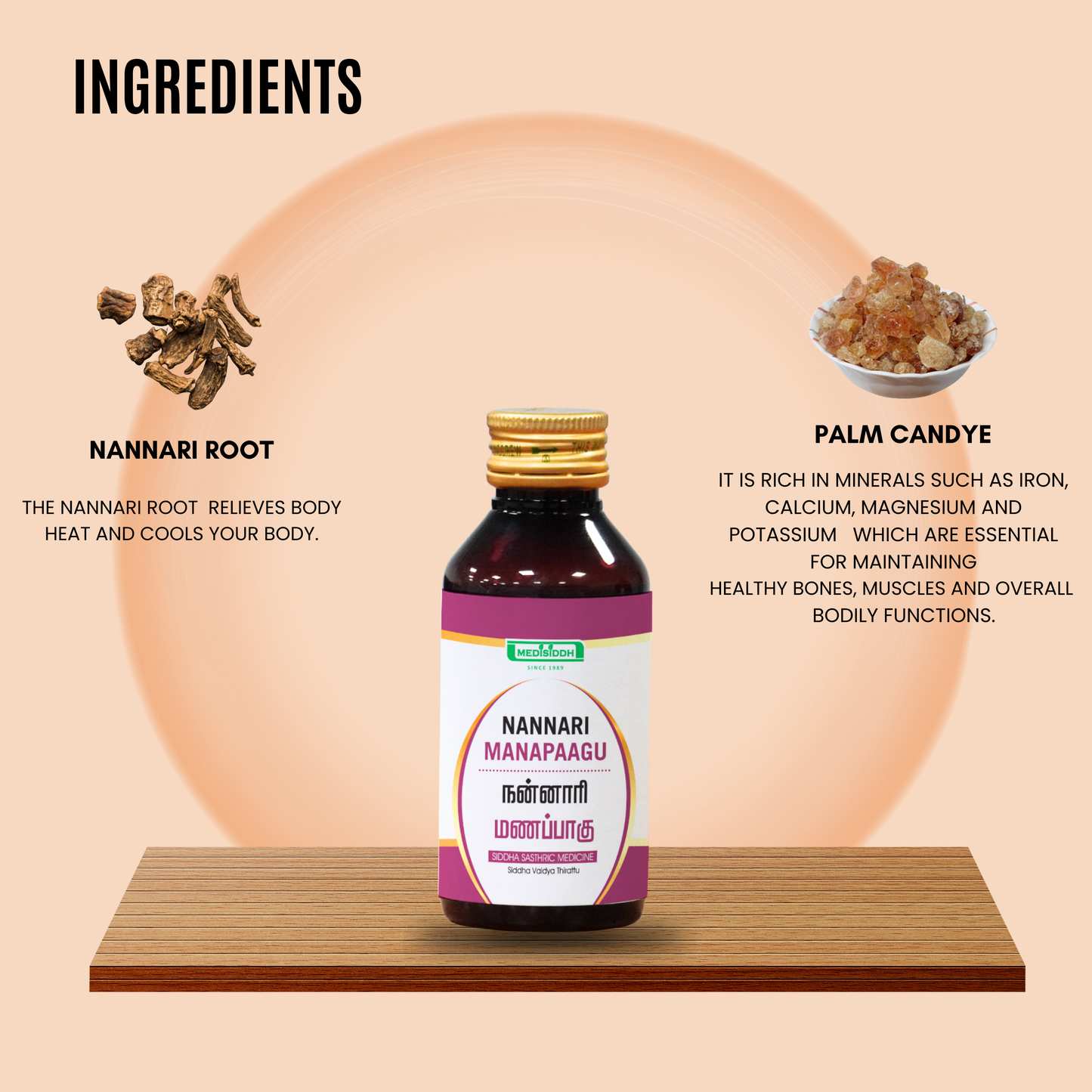 Nannari Manapagu / Indian Sarsaparilla Syrup AllHerbs.com