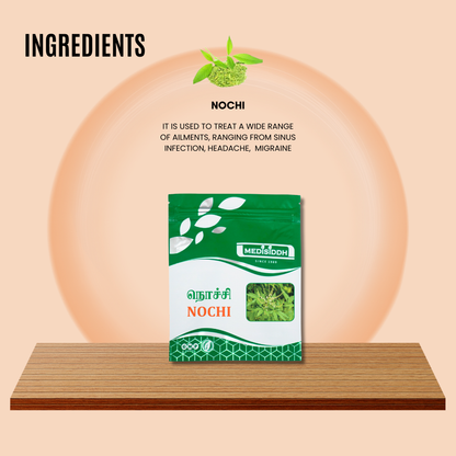Nochi Chooranam / Chinese Chaste Tree Powder - (Indrani powder) MediSiddh