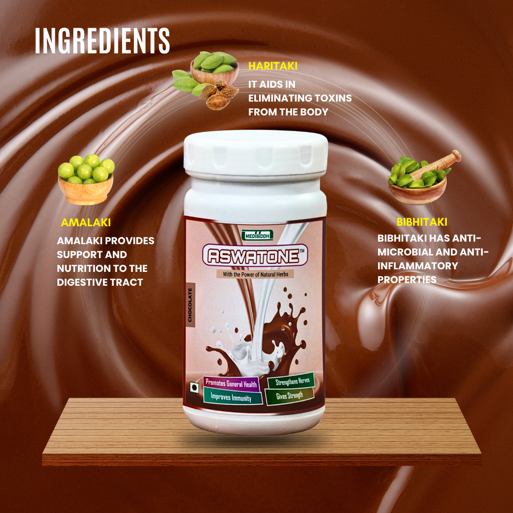 Aswatone Chocolate Powder (Health Drink) MediSiddh