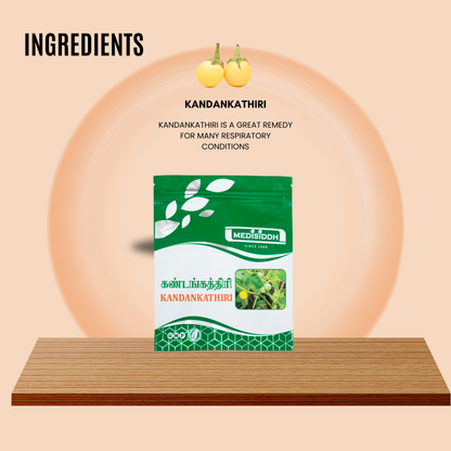 Kandankathiri Chooranam /Yellow-berried Nightshade -(kantakari) MediSiddh