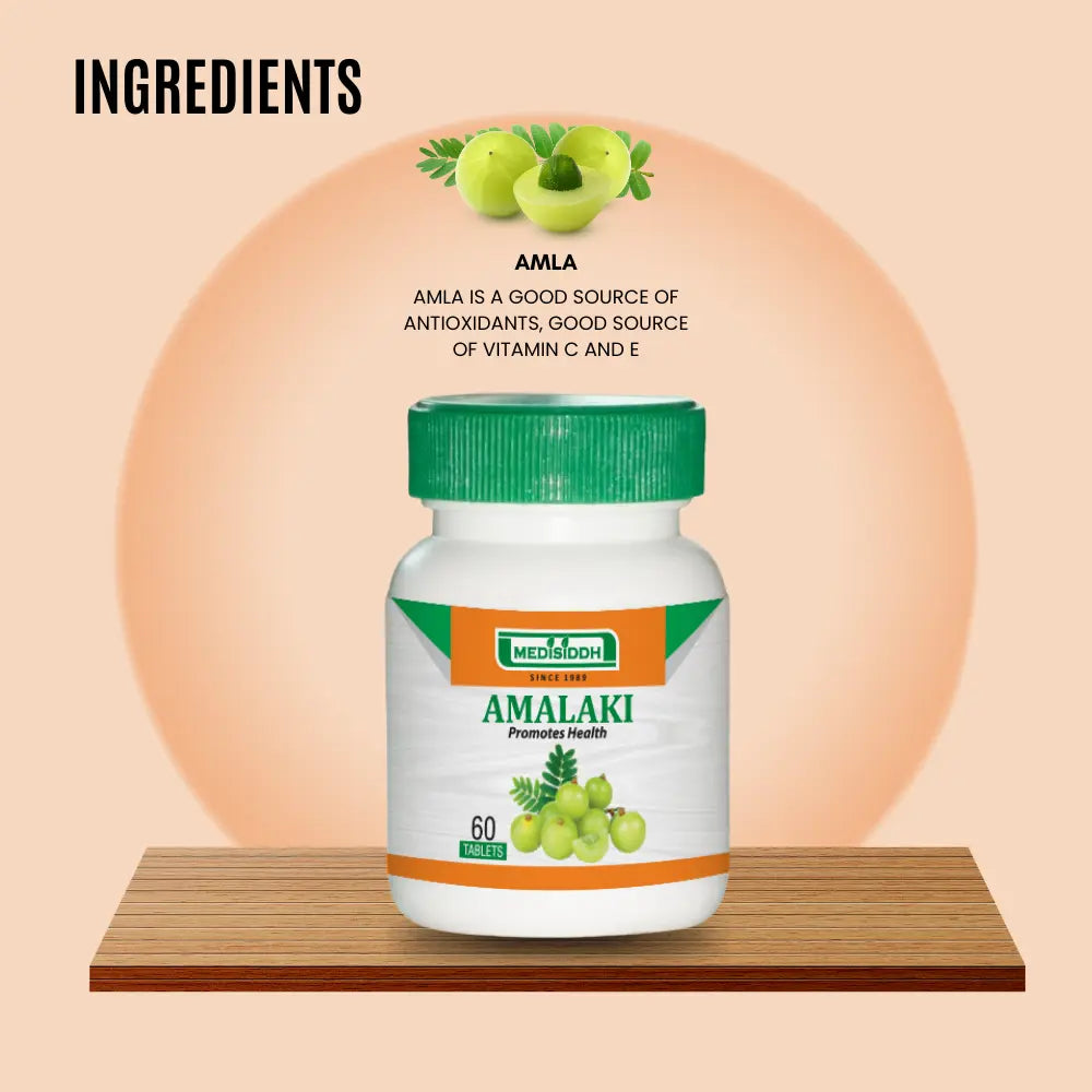 Amalaki Tablet / Amla Tablet - (indian gooseberry) MediSiddh