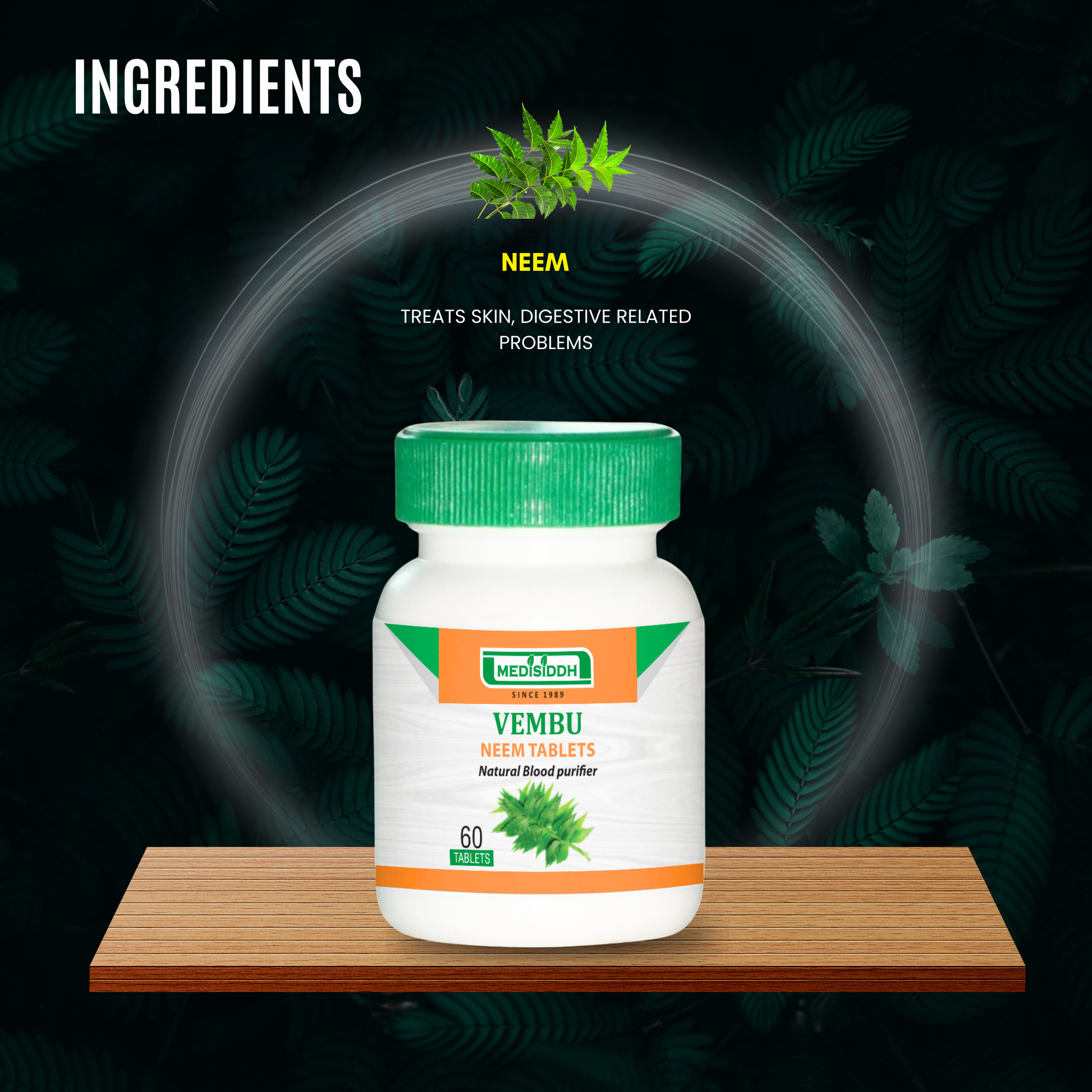 Vembu Tablet / vepa tree- (neem tree) Medisiddh