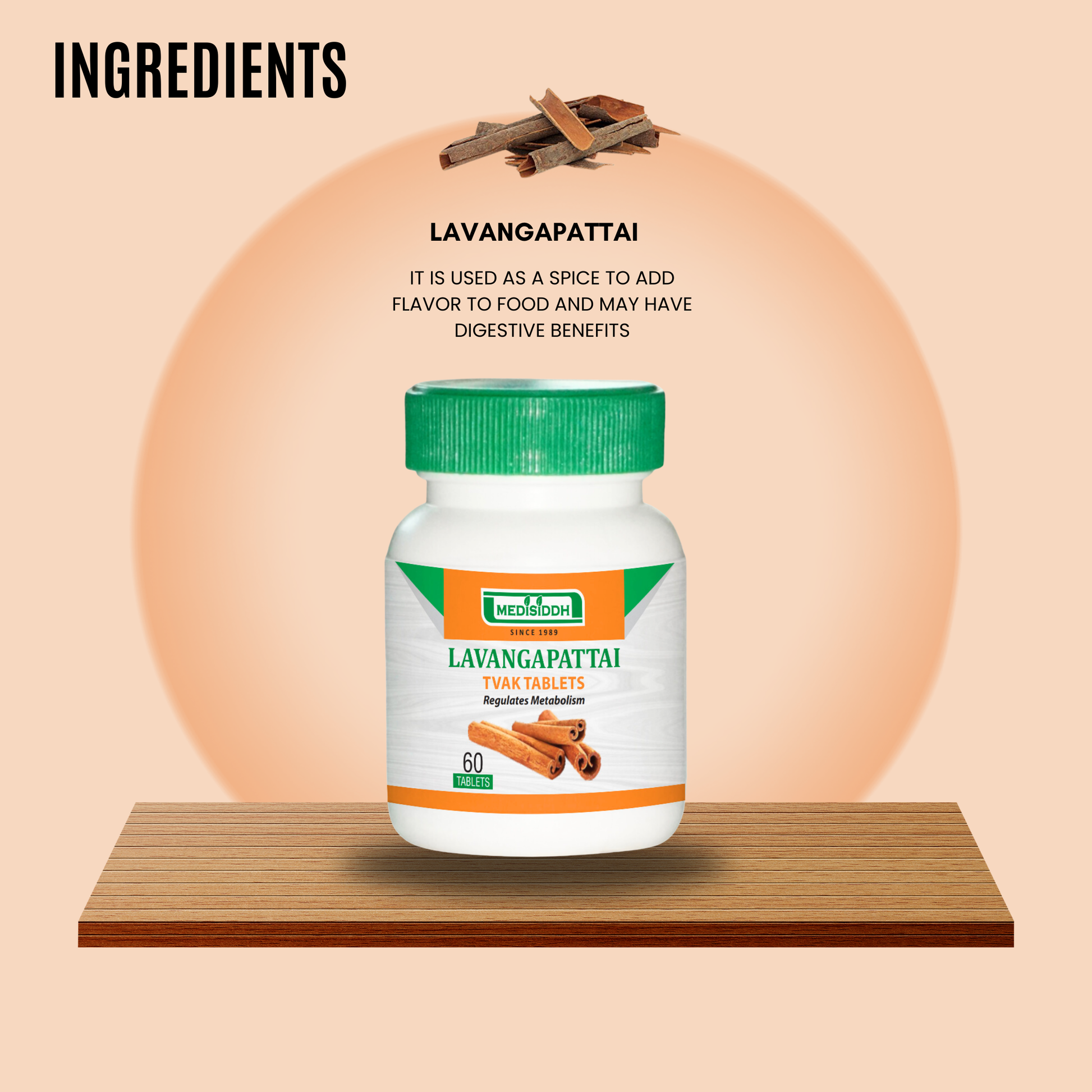 Lavangapattai Tablet / Cinnamon Tablet MediSiddh