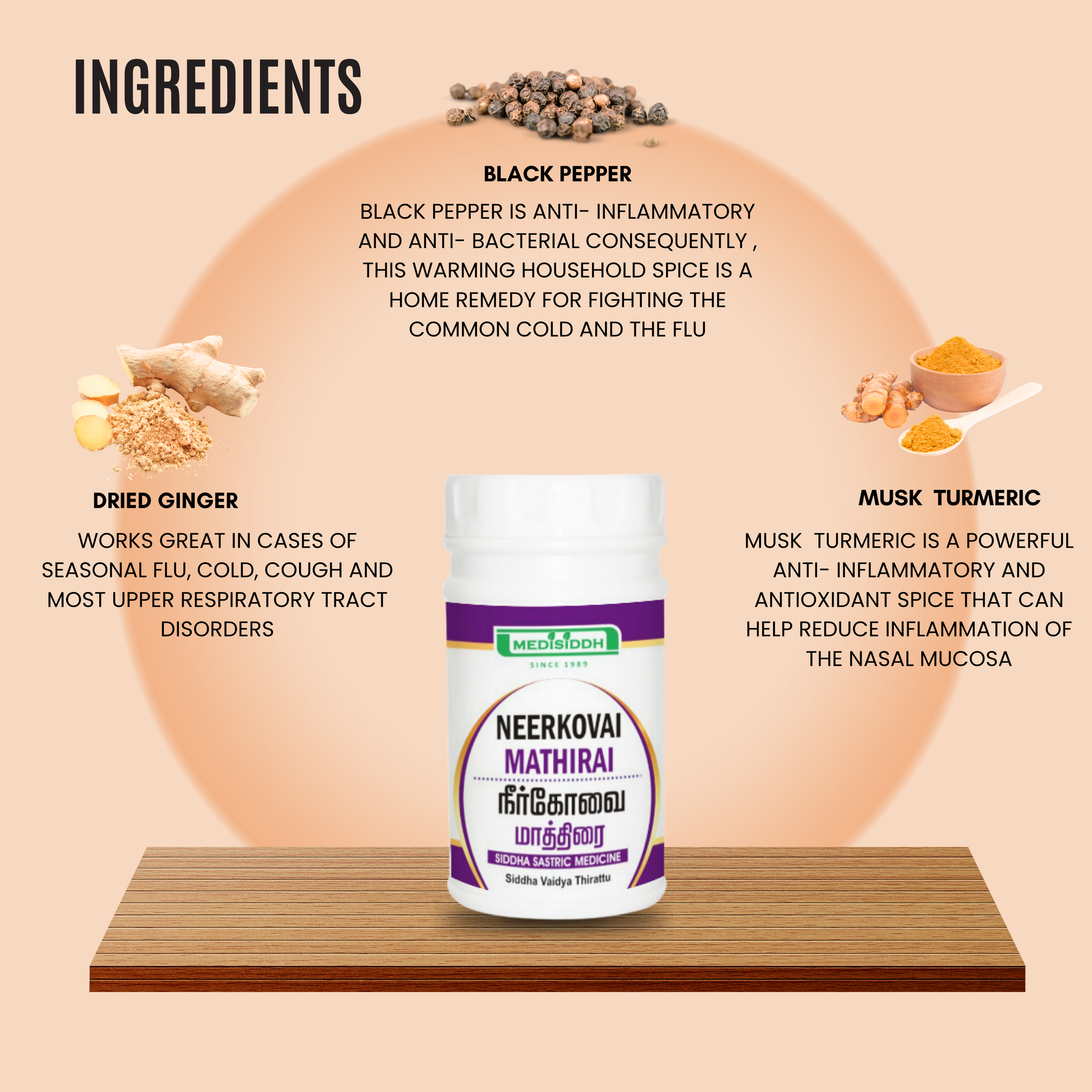 Neerkovai Mathirai / Neerkovai tablets MediSiddh