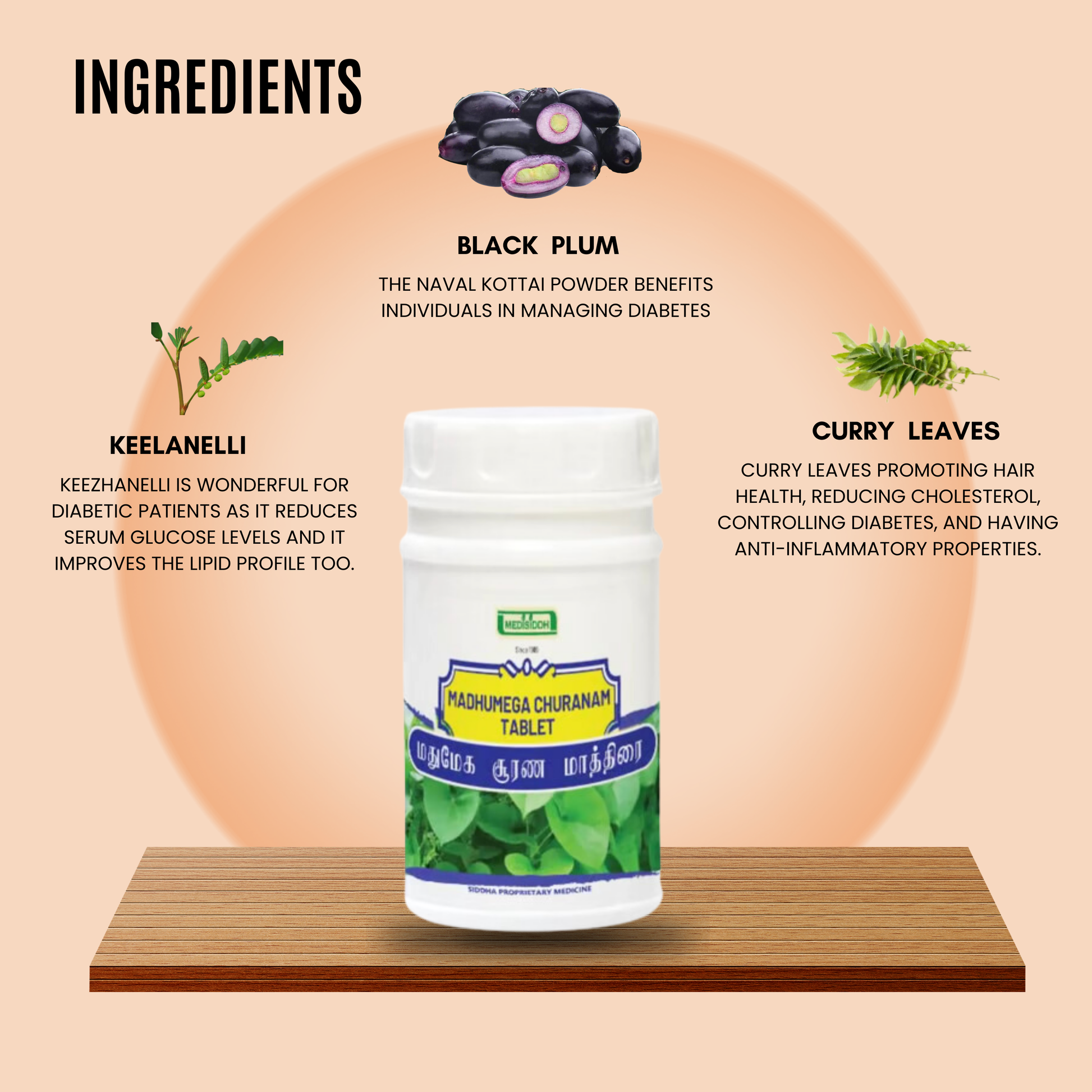 Madhumega  / Madhumeha Chooranam Tablet MediSiddh