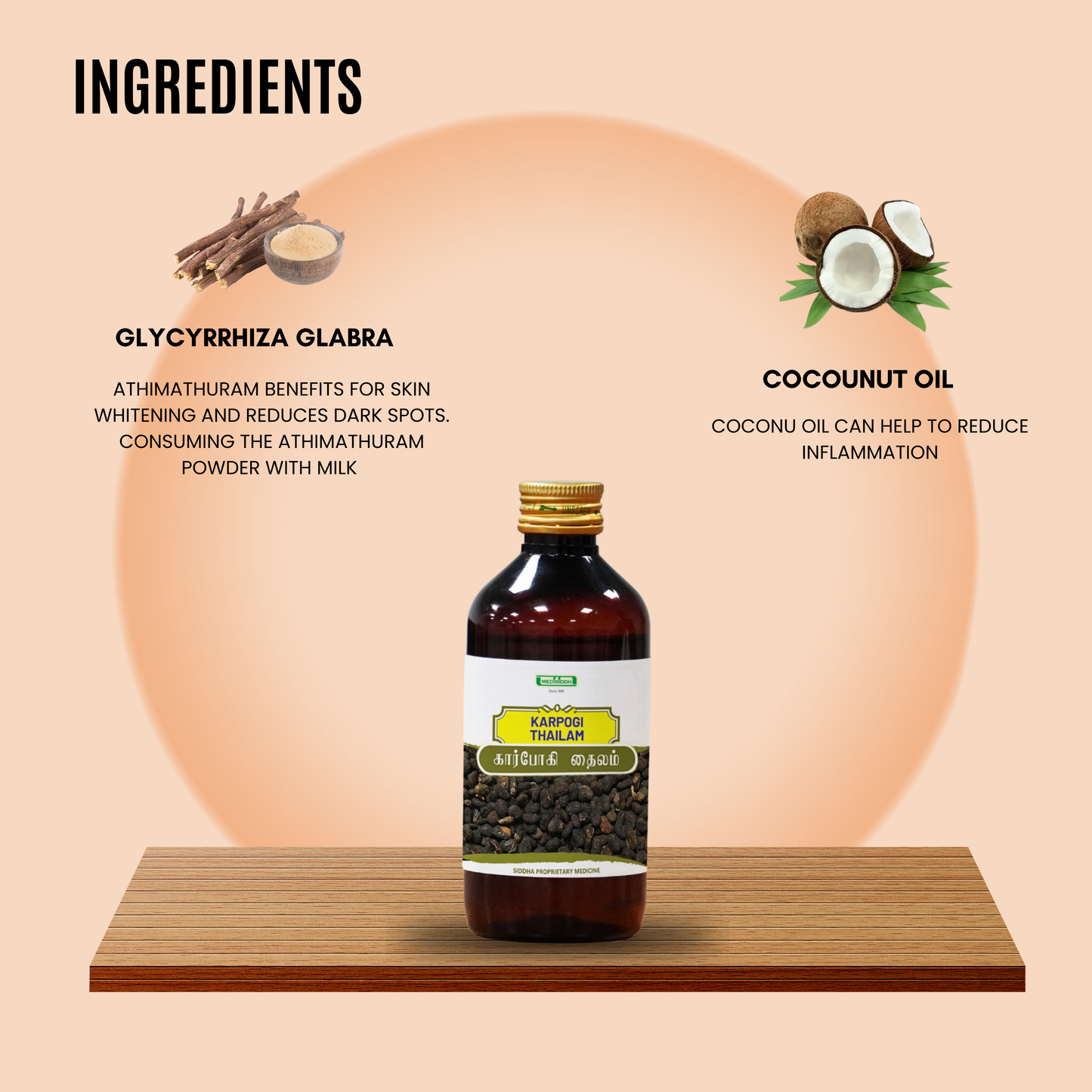 Karbogi thailam - (camphor oil) AllHerbs.com