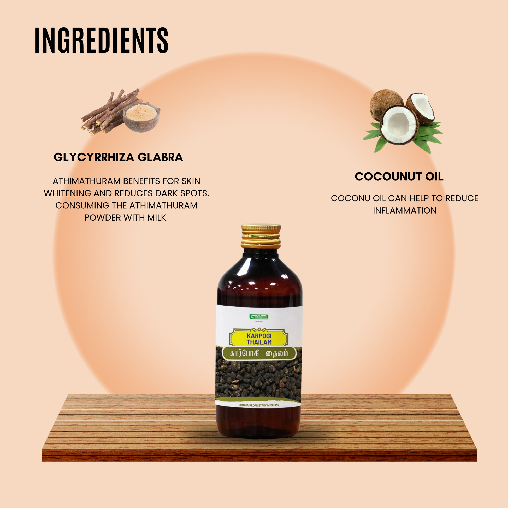 Karbogi thailam - (camphor oil) AllHerbs.com