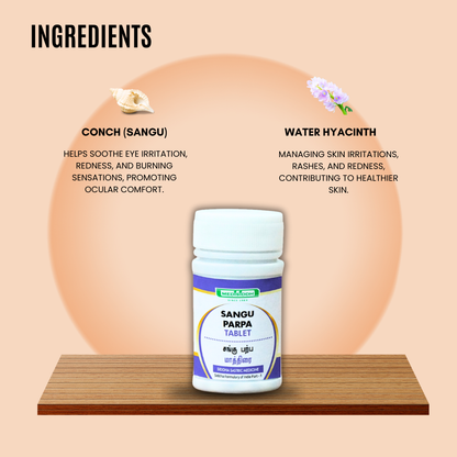 Sangu parpa tablet /conch shell MediSiddh