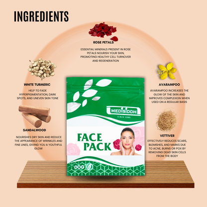 Herbal face pack ( 50g Pack of 2)