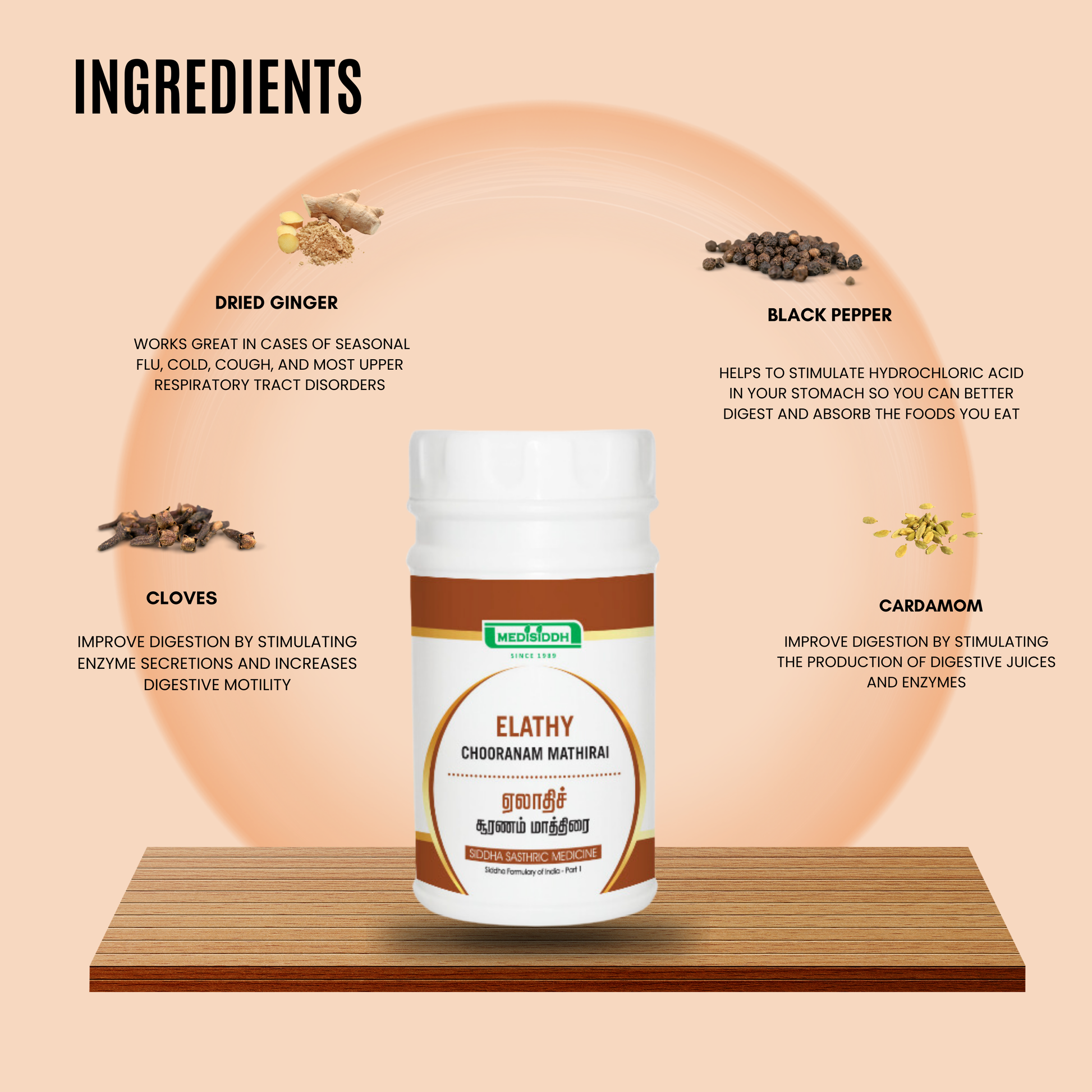 Elathy Chooranam Tablet MediSiddh